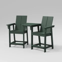 Moore 3pc POLYWOOD Patio Counter Chair Set With Connecting Table - Project 62™ 12 Moore 3pc POLYWOOD Patio Counter Chair Set With Connecting Table - Project 62™ -Project 62 GUEST 04f1efdb 19a7 4b88 bff4 2fe095cd7ad2