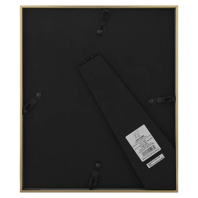 10.4" X 12.4" Matted To 8" X 10" Thin Metal Tabletop Frame Brass - Project 62™ 6 10.4" X 12.4" Matted To 8" X 10" Thin Metal Tabletop Frame Brass - Project 62™ - Image 4