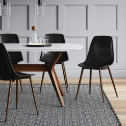 2pk Copley Armless Dining Chairs Black - Project 62™