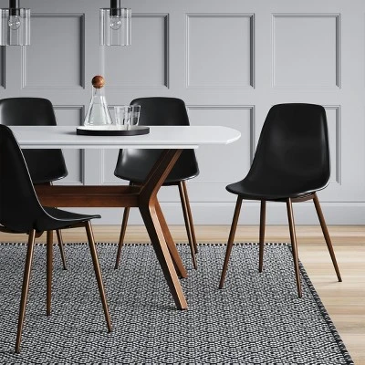 2pk Copley Armless Dining Chairs Black - Project 62™ 2 2pk Copley Armless Dining Chairs Black - Project 62™