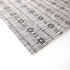 Project 62 9 Retro Repeat Outdoor Rug Black - Project 62™