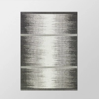 Ombre Stripe Outdoor Rug Black - Project 62™ 5 Ombre Stripe Outdoor Rug Black - Project 62™ - Image 3