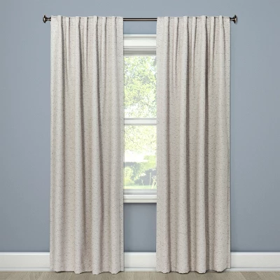 1pc Blackout Doral Window Curtain Panel Cream - Project 62™ 6 1pc Blackout Doral Window Curtain Panel Cream - Project 62™ - Image 4