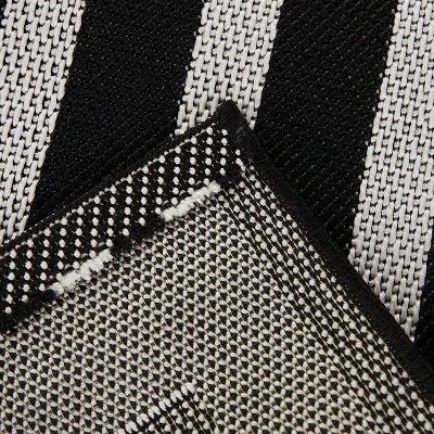 Geo Grace Indoor/Outdoor Rug - Black/White - Project 62™ 4 Geo Grace Indoor/Outdoor Rug - Black/White - Project 62™ - Image 2