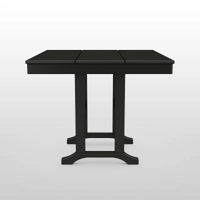 Moore POLYWOOD 35" Farmhouse Square Patio Dining Table - Project 62™ 9 Moore POLYWOOD 35" Farmhouse Square Patio Dining Table - Project 62™ - Image 7