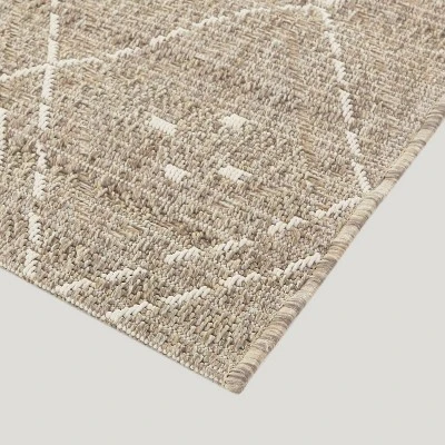 Small Diamond Outdoor Rug Taupe - Project 62™ 5 Small Diamond Outdoor Rug Taupe - Project 62™ - Image 3