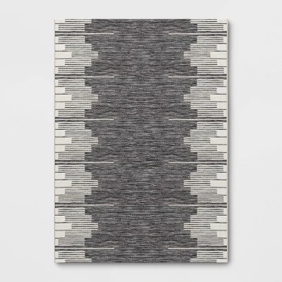 Graphic Steps Outdoor Rug Black - Project 62™ 6 Graphic Steps Outdoor Rug Black - Project 62™ - Image 4