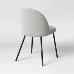 2pk Nils Metal Base Dining Chairs Gray Woven Fabric - Project 62™ 11 2pk Nils Metal Base Dining Chairs Gray Woven Fabric - Project 62™ -Project 62 GUEST 45a6c712 82aa 4778 97a5 304fda22d057