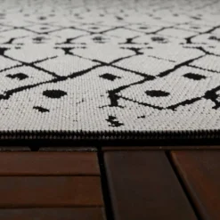 Grace Geometric Indoor/Outdoor Rug Black/White - Project 62™ 11 Grace Geometric Indoor/Outdoor Rug Black/White - Project 62™ -Project 62 GUEST 4692400d 93a1 444b 8345 8aea682c2ace