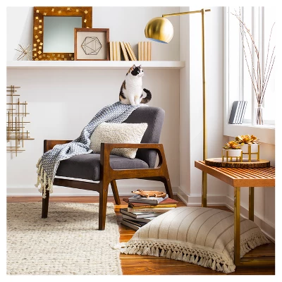 36"x30" Mid-Century Metal Wall Décor Gold - Project 62™ 4 36"x30" Mid-Century Metal Wall Décor Gold - Project 62™ - Image 2