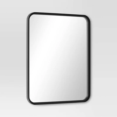 24" X 30" Rectangular Decorative Wall Mirror With Rounded Corners - Project 62™ 4 24" X 30" Rectangular Decorative Wall Mirror With Rounded Corners - Project 62™ - Image 2
