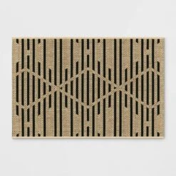Grace Broken Geometrical Indoor/Outdoor Rug Black/Tan - Project 62™ 10 Grace Broken Geometrical Indoor/Outdoor Rug Black/Tan - Project 62™ -Project 62 GUEST 50643c67 8a9b 46db bb60 ae9132521de1