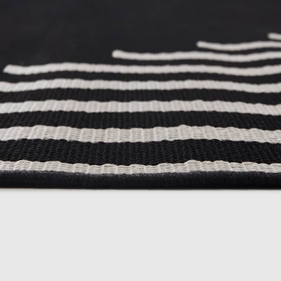 Geo Grace Indoor/Outdoor Rug - Black/White - Project 62™ 6 Geo Grace Indoor/Outdoor Rug - Black/White - Project 62™ - Image 4
