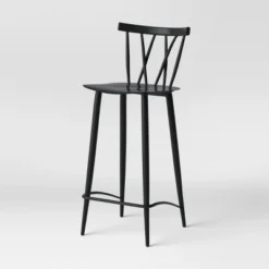Set Of 2 Becket Metal X Back Barstool Black - Project 62™ 9 Set Of 2 Becket Metal X Back Barstool Black - Project 62™ -Project 62 GUEST 51b0edfe c772 45b3 95ee 5bf8043f0bda