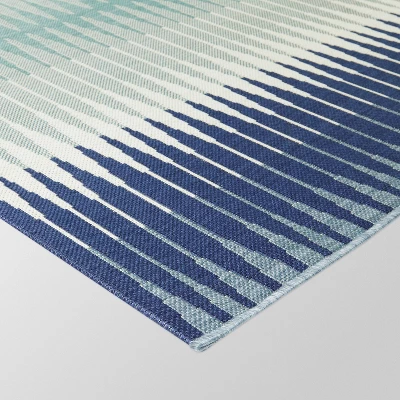 7'10" X 10' Ombre Outdoor Rug Navy - Project 62™ 3 7'10" X 10' Ombre Outdoor Rug Navy - Project 62™