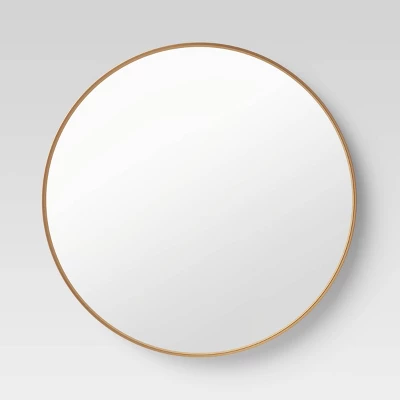 30" Flush Mount Round Decorative Wall Mirror - Project 62™ 6 30" Flush Mount Round Decorative Wall Mirror - Project 62™ - Image 4