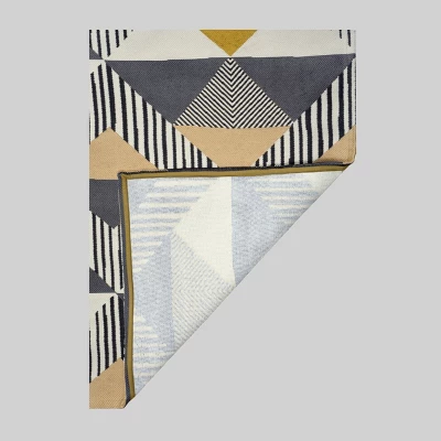 7' X 10' Austin Tile Outdoor Rug Gray/Yellow - Project 62™ 4 7' X 10' Austin Tile Outdoor Rug Gray/Yellow - Project 62™ - Image 2