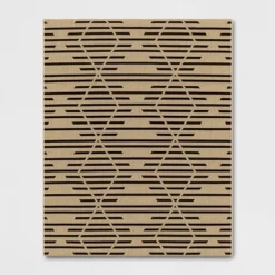 Grace Broken Geometrical Indoor/Outdoor Rug Black/Tan - Project 62™ 11 Grace Broken Geometrical Indoor/Outdoor Rug Black/Tan - Project 62™ -Project 62 GUEST 6f603bc5 3322 4032 9960 6db3f32d8eb5
