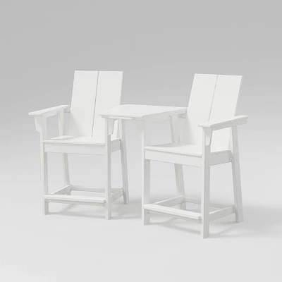 Moore 3pc POLYWOOD Patio Counter Chair Set With Connecting Table - Project 62™ 7 Moore 3pc POLYWOOD Patio Counter Chair Set With Connecting Table - Project 62™ - Image 5