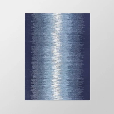 Indigo Ombre Outdoor Rug Blue - Project 62™ 7 Indigo Ombre Outdoor Rug Blue - Project 62™ - Image 5
