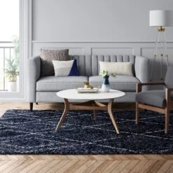 Diamond Patterned Shag Woven Rug - Project 62 6 Diamond Patterned Shag Woven Rug - Project 62 -Project 62 GUEST 81eda2fc 5968 4a94 9f8c 48df295c9d71