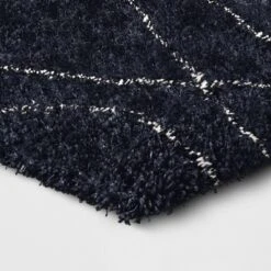Diamond Patterned Shag Woven Rug - Project 62