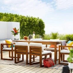 Project 62 29 Kaufmann 2pk Wood Patio Arm Chairs - Natural - Project 62™