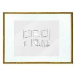 15.6" X 11.5" Float Thin Metal Gallery Frame Brass - Project 62™ 11 15.6" X 11.5" Float Thin Metal Gallery Frame Brass - Project 62™ -Project 62 GUEST 897a3496 1795 45d0 8634 87c5d442db68