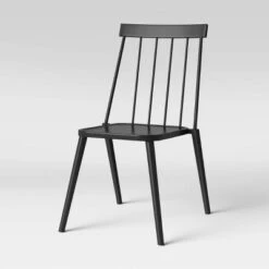 4pc Windsor Outdoor Patio Dining Chairs Stacking Chairs Black - Project 62™ 9 4pc Windsor Outdoor Patio Dining Chairs Stacking Chairs Black - Project 62™ -Project 62 GUEST 9f2e3d7a 941c 4a50 8f55 7e2d35605e8c