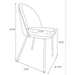 2pk Nils Metal Base Dining Chairs Gray Woven Fabric - Project 62™ 13 2pk Nils Metal Base Dining Chairs Gray Woven Fabric - Project 62™ -Project 62 GUEST a204fcb5 801d 44cb b422 3e7fc314e3ea