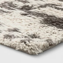 Jutland Geo Moroccan Hand Tufted Shag Area Rug Gray - Project 62™ -Project 62 GUEST a5427b12 3a23 45af a36c ebccb07dac06