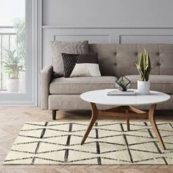Glacier Hourglass Woven Area Rug - Project 62™ -Project 62 GUEST a7be1c28 7957 42f7 9416 c56a476b69e1