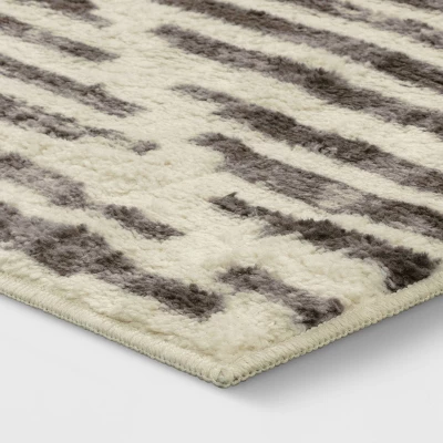 Kirk X Modern Striped Rug Black/White - Project 62™ 4 Kirk X Modern Striped Rug Black/White - Project 62™ - Image 2