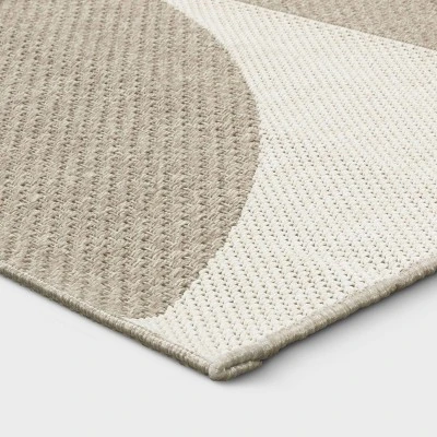 Grace Geo Circle Indoor/Outdoor Rug - Tan - Project 62™ 4 Grace Geo Circle Indoor/Outdoor Rug - Tan - Project 62™ - Image 2