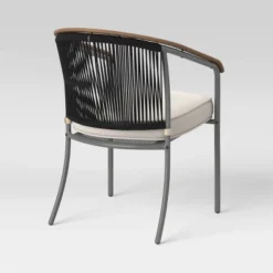 2pc Apex Mixed Material Outdoor Patio Dining Chairs Arm Chairs Black - Project 62™ 14 2pc Apex Mixed Material Outdoor Patio Dining Chairs Arm Chairs Black - Project 62™ -Project 62 GUEST afd87573 f32e 4143 ae0d 3bc9464f8622