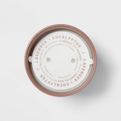 14oz Matte Ceramic Candle Lavender & Eucalyptus Lavender - Project 62™ 5 14oz Matte Ceramic Candle Lavender & Eucalyptus Lavender - Project 62™ - Image 3