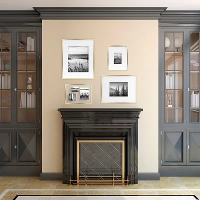 15.6" X 11.5" Float Thin Metal Gallery Frame Brass - Project 62™ 3 15.6" X 11.5" Float Thin Metal Gallery Frame Brass - Project 62™