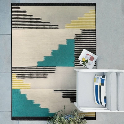 5' X 7' Outdoor Rug Modern Tapestry - Project 62™ 5 5' X 7' Outdoor Rug Modern Tapestry - Project 62™ - Image 3