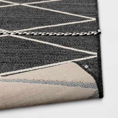 Woven Tapestry With Braid Outdoor Rug - Project 62™ 5 Woven Tapestry With Braid Outdoor Rug - Project 62™ - Image 3