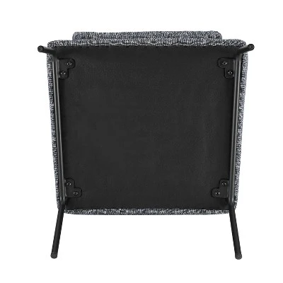 Glenn Mid-Century Modern Accent Chair Blue/White - Project 62™ 8 Glenn Mid-Century Modern Accent Chair Blue/White - Project 62™ - Image 6