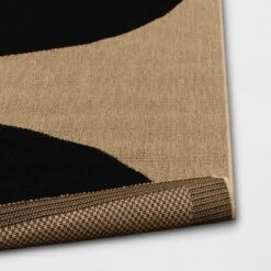 9'2"x12' Grace Half Circle Rectangular Woven Indoor Outdoor Area Rug Black - Project 62™ 7 9'2"x12' Grace Half Circle Rectangular Woven Indoor Outdoor Area Rug Black - Project 62™ -Project 62 GUEST c908d19c 6f4a 419c 8a2d beb4b4e5c085