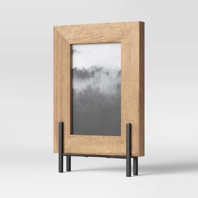 4" X 6" Natural Frame With Stand Brown - Project 62™ 4 4" X 6" Natural Frame With Stand Brown - Project 62™ - Image 2