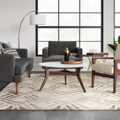 7'x10' Moroccan Shag Tufted Area Rug Cream - Project 62™ 5 7'x10' Moroccan Shag Tufted Area Rug Cream - Project 62™ -Project 62 GUEST ce8f003a 1e23 4ffa bd55 f43374b79d7d