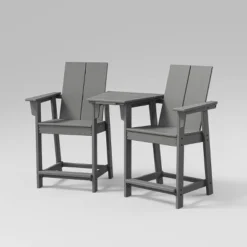 Moore 3pc POLYWOOD Patio Counter Chair Set With Connecting Table - Project 62™ 15 Moore 3pc POLYWOOD Patio Counter Chair Set With Connecting Table - Project 62™ -Project 62 GUEST cea83390 883c 491a 9fec 9b6d4447dc8c