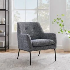 Glenn Mid-Century Modern Accent Chair Blue/White - Project 62™ 20 Glenn Mid-Century Modern Accent Chair Blue/White - Project 62™ -Project 62 GUEST d2d1ce61 ef91 4bf5 afe7 012ff0137658