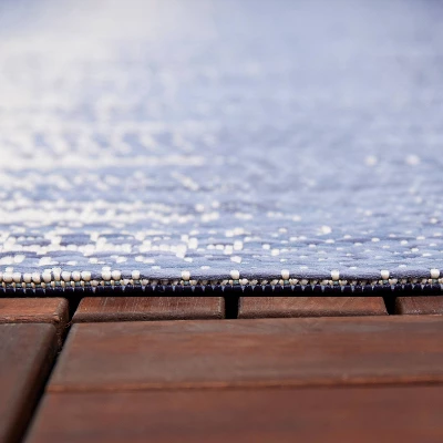 Indigo Ombre Outdoor Rug Blue - Project 62™ 6 Indigo Ombre Outdoor Rug Blue - Project 62™ - Image 4