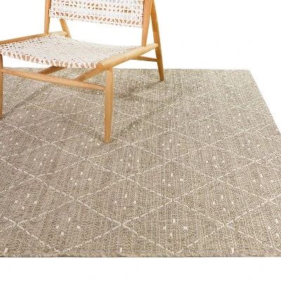 Small Diamond Outdoor Rug Taupe - Project 62™ 3 Small Diamond Outdoor Rug Taupe - Project 62™