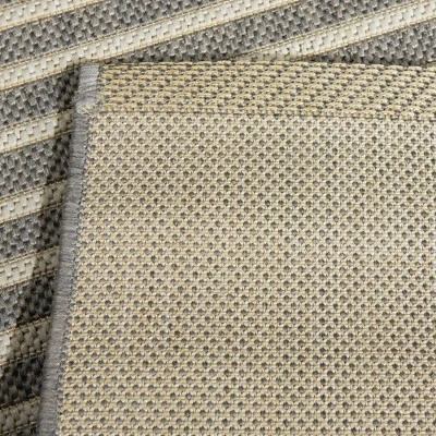 7' X 10' Plaid Outdoor Rug Gray - Project 62™ 5 7' X 10' Plaid Outdoor Rug Gray - Project 62™ - Image 3