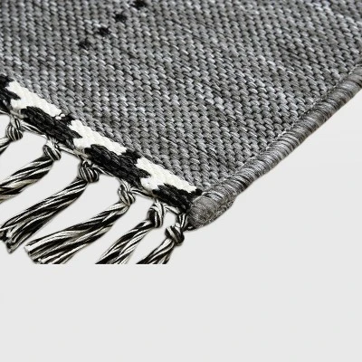 5' X 7' Linden Stripe Outdoor Rug Gray - Project 62™ 3 5' X 7' Linden Stripe Outdoor Rug Gray - Project 62™