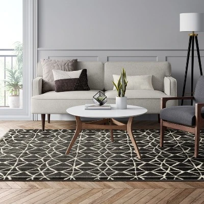Reflections Gridwork Woven Area Rug - Project 62™ 4 Reflections Gridwork Woven Area Rug - Project 62™ - Image 2